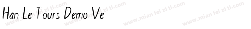 Han Le Tours Demo Ve字体转换